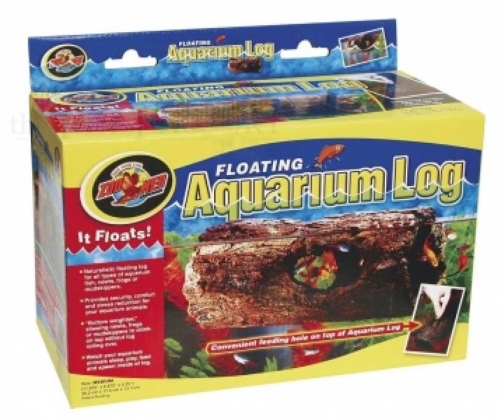 Floating Aquarium Log med